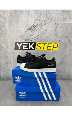 Adidas Süperstar Prada Siyah-Beyaz